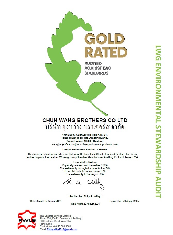 Chun Wang Brothers Co., Ltd. Chun Wang Brothers Co., Ltd.